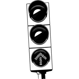 Upward Arrow Traffic Signal