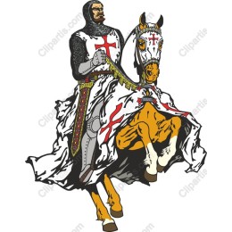 Medieval Knight on Horseback
