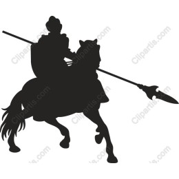 Majestic Knight on Horseback