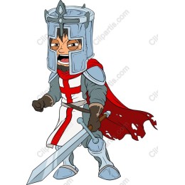 Creative Cartoon Knight