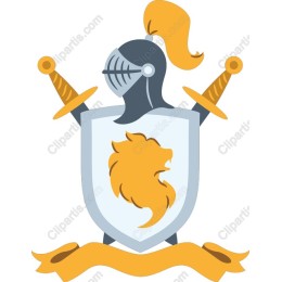 Regal Knight with Lion Crest