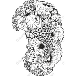 Koi Fish Floral