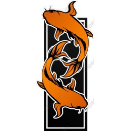 Elegant Orange Koi Fish