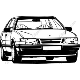 Classic Car Front View