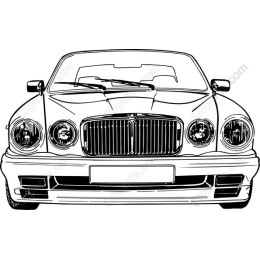 Classic Car Front View