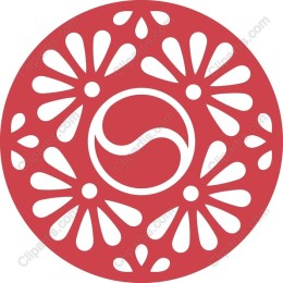 Elegant Red Floral