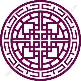 Elegant Circular Labyrinth