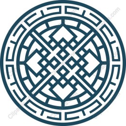 Elegant Geometric Circle