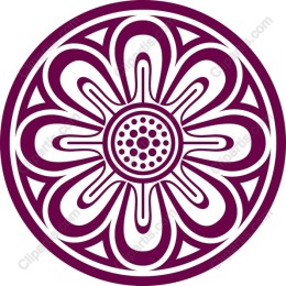 Intricate Floral Circle