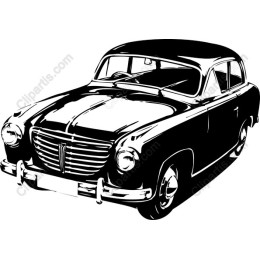Vintage Black Car