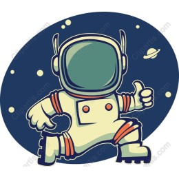 Cheerful Astronaut
