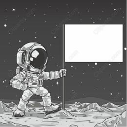 Astronaut on Moon