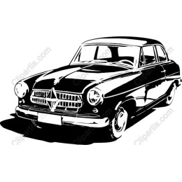Classic Vintage Black Car
