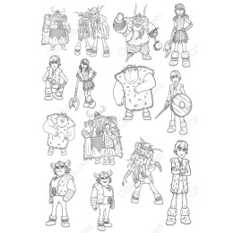 Viking Character Bundle - Clipart Set