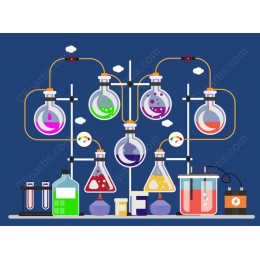 Colorful Laboratory Science