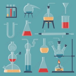 Vibrant Laboratory Glassware Collection