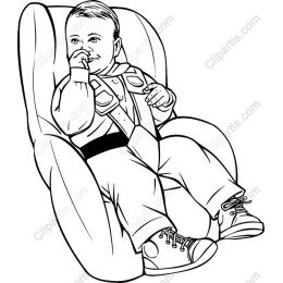 Baby in a Car Seat