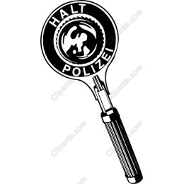 Vintage HALT POLIZEI Police Baton