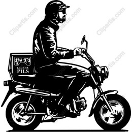 Delivery Rider Motorcycle