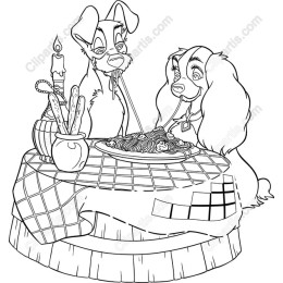 Adorable Dog Dinner
