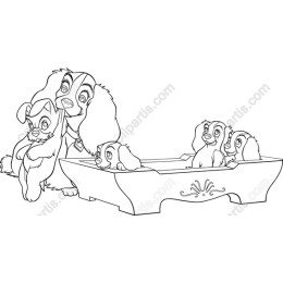 Heartwarming Puppy Family