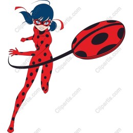 Dynamic Ladybug Superhero