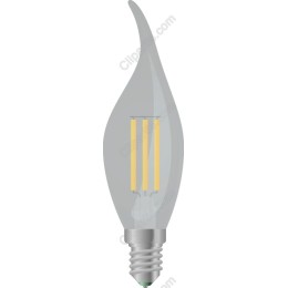 Elegant Flame-Shaped Light Bulb