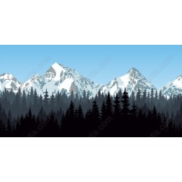 Majestic Snow-Capped Mountains
