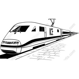 ICE Train Drawing