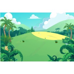Vibrant Tropical Landscape