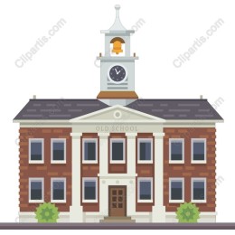 Vintage Old School Building