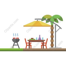 Outdoor Barbecue Scene