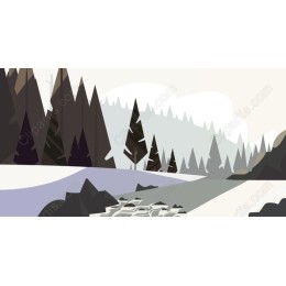 Tranquil Winter Landscape