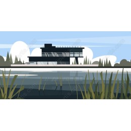 Modern Lakeside House