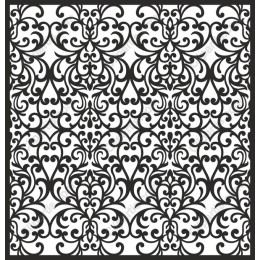 Elegant Black Floral Pattern