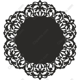 Elegant Intricate Lace Frame