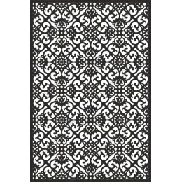 Elegant Intricate Pattern - Black and White