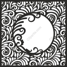 Elegant Floral Frame