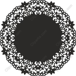 Black Lace Decorative Frame