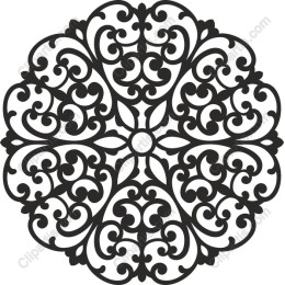 Elegant Intricate Circular Ornament