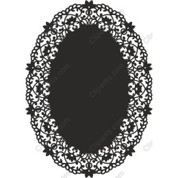 Elegant Vintage Lace Frame