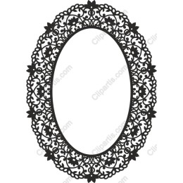 Ornate Lace Frame