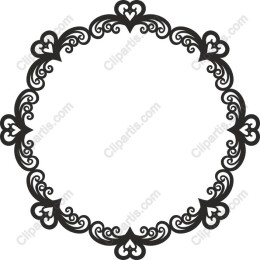 Heart Elegance Decorative Frame