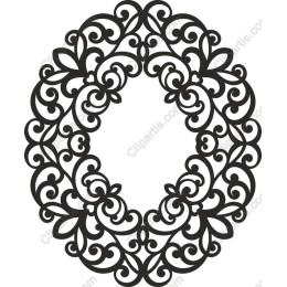 Ornamental Floral Frame