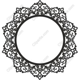 Elegant Vintage Floral Frame
