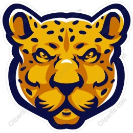 Vibrant Leopard Head