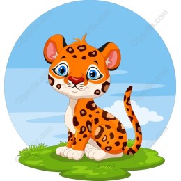 Playful Leopard Cub