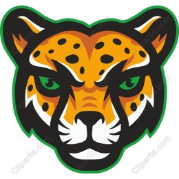 Fierce Leopard Head