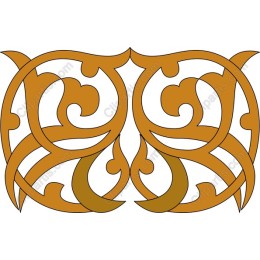Elegant Golden Swirl Decorative