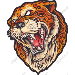 Fierce Leopard Roar